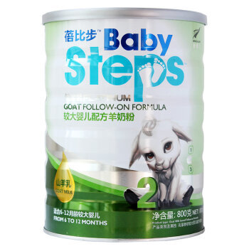 蓓比步(Babysteps)新西兰原装进口婴幼儿配方羊奶粉2段800克*4罐——京东热销婴幼儿配方乳粉全面解析